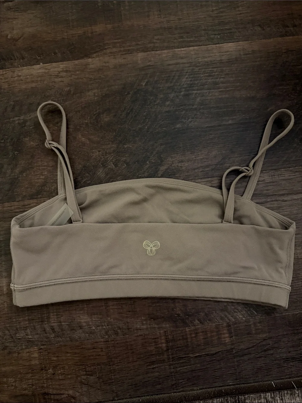 Aritzia Seamless Light Beige Bralette with Adjustable Straps